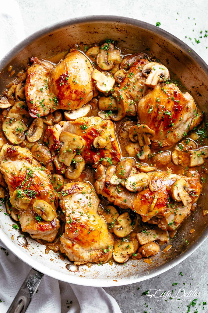 Garlic Mushroom Chicken Skillet