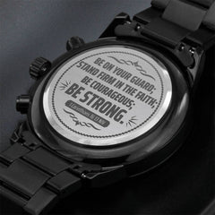 Be on Your Guard (1 Corinthians 1613 NIV) – Men's Watch - Baker's General Store