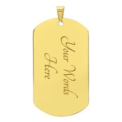 Believe In Yourself - Dog Tag Necklace - Baker's General Store