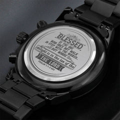 Blessed Is the One (Psalm 11-3 NIV) – Men's Watch - Baker's General Store