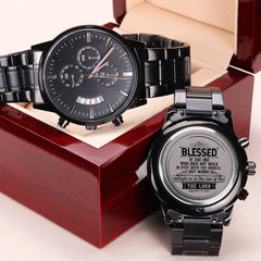 Blessed Is the One (Psalm 11-3 NIV) – Men's Watch - Baker's General Store