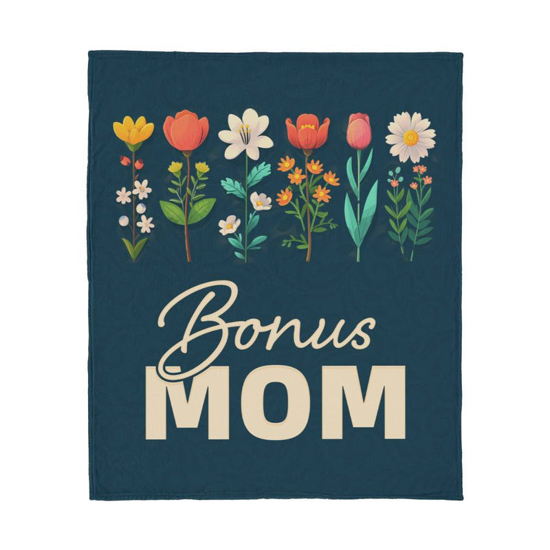 Bonus Mom – Jersey Fleece Blanket - Baker's General Store