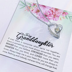 Brave Granddaughter - Forever Love Necklace - Baker's General Store