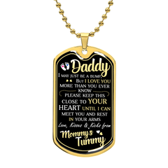 Dad To Be - Dog Tag Necklace - Baker's General Store