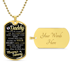 Dad To Be - Dog Tag Necklace - Baker's General Store