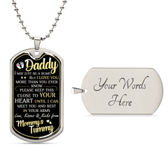 Dad To Be - Dog Tag Necklace - Baker's General Store