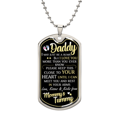 Dad To Be - Dog Tag Necklace - Baker's General Store