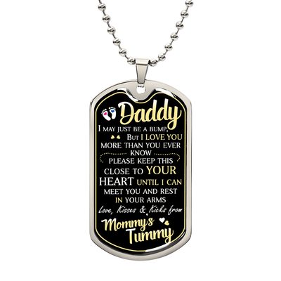 Dad To Be - Dog Tag Necklace - Baker's General Store