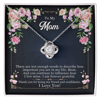 Forever Grateful - Love Knot Necklace - Baker's General Store