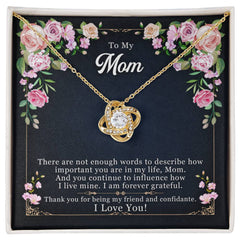 Forever Grateful - Love Knot Necklace - Baker's General Store