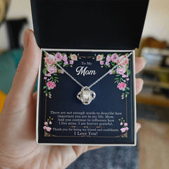 Forever Grateful - Love Knot Necklace - Baker's General Store