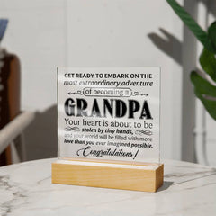 Grandpa – Acrylic Square - Baker's General Store
