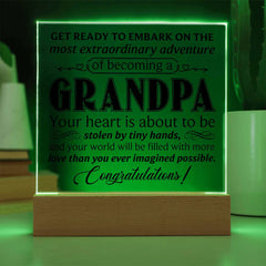 Grandpa – Acrylic Square - Baker's General Store