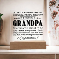 Grandpa – Acrylic Square - Baker's General Store