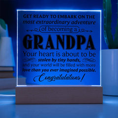 Grandpa – Acrylic Square - Baker's General Store