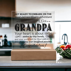 Grandpa – Acrylic Square - Baker's General Store
