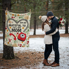 I Am So Grateful – Coral Fleece Blanket - Baker's General Store