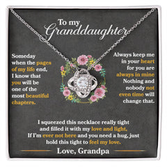 Keep Me In Your Heart - Love Knot Necklace - Baker's General Store