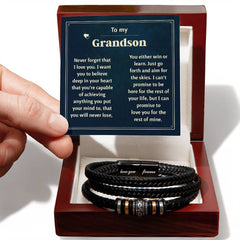 Last Forever Love You Forever (To My Grandson) – Bracelet - Baker's General Store