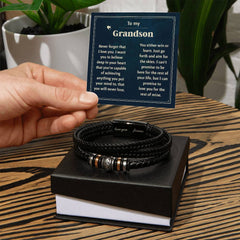 Last Forever Love You Forever (To My Grandson) – Bracelet - Baker's General Store