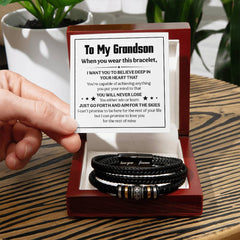 Love You Forever Believe Deep (To My Grandson) – Bracelet - Baker's General Store