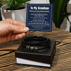 Love You Forever Will Never Lose (To My Grandson) – Bracelet - Baker's General Store
