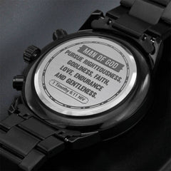Man of God (1 Timothy 611) – Men's Watch - Baker's General Store