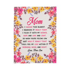 Mom You Will My Love In It – Coral Fleece Blanket - Baker's General Store