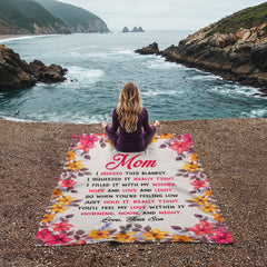 Mom You Will My Love In It – Coral Fleece Blanket - Baker's General Store
