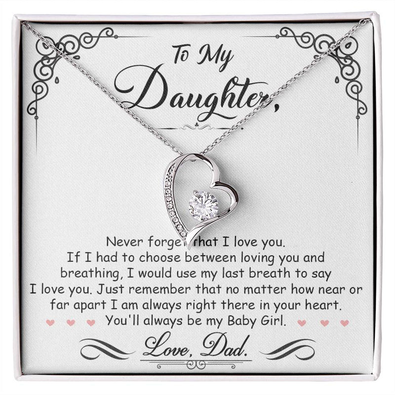My Baby Girl - Forever Love Necklace - Baker's General Store