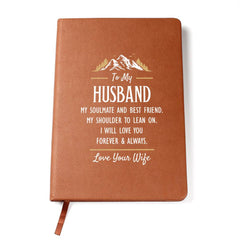 My Soulmate and Best Friend - Leather Journal - Baker's General Store