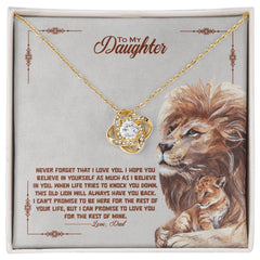 Never Forget - Love Knot Necklace - Baker's General Store
