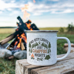 No City Lights - Camping Mug - Baker's General Store