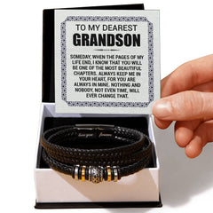 Pages of My Life Love You Forever (To My Grandson) – Bracelet - Baker's General Store