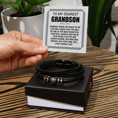 Pages of My Life Love You Forever (To My Grandson) – Bracelet - Baker's General Store