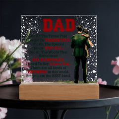 Thank You Dad - Acrylic Square - Baker's General Store
