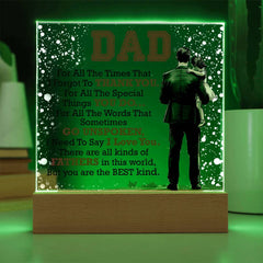 Thank You Dad - Acrylic Square - Baker's General Store