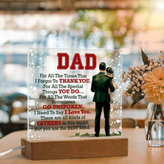 Thank You Dad - Acrylic Square - Baker's General Store