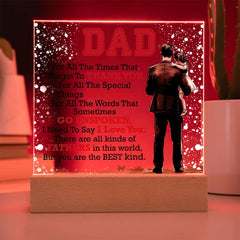 Thank You Dad - Acrylic Square - Baker's General Store