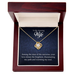 To My Amazing Wife - Love Knot Necklace - Baker's General Store