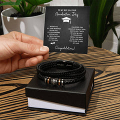 To My Boy Graduation Dreams (Love You) – Bracelet - Baker's General Store