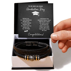 To My Boy Graduation Dreams (Love You) – Bracelet - Baker's General Store
