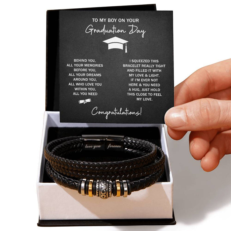 To My Boy Graduation Dreams (Love You) – Bracelet - Baker's General Store