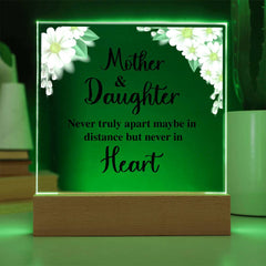 To My Daughter Distance – Acrylic Square - Baker's General Store