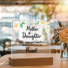 To My Daughter Distance – Acrylic Square - Baker's General Store
