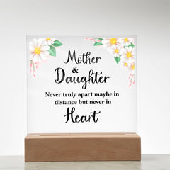 To My Daughter Distance – Acrylic Square - Baker's General Store