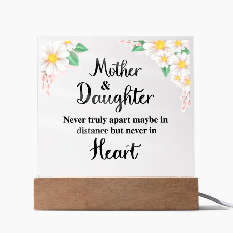 To My Daughter Distance – Acrylic Square - Baker's General Store