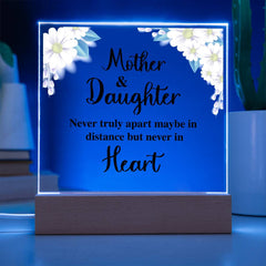 To My Daughter Distance – Acrylic Square - Baker's General Store