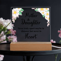 To My Daughter Distance – Acrylic Square - Baker's General Store