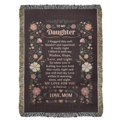 To My Daughter - Heirloom Blanket - Baker's General Store